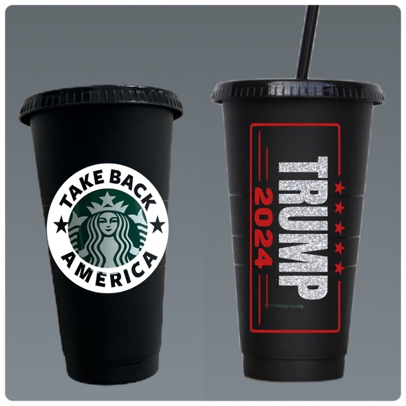 Trump 2024 custom Starbucks cold cup - Picture 4 of 5